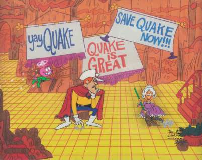 A Quisp and Quake Production Cel. | Van Eaton Galleries