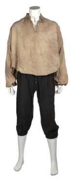 Lot 590 - THE MAN IN THE IRON MASK: JEREMY IRONS "ARAMIS" 8-PIECE COSTUME (WITH DVD)