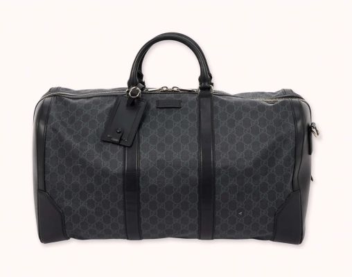 And Just Like That… | Lot #301 - Anthony Marantino’s GG Black Large Duffle Bag | Julien’s