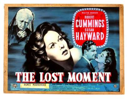 The Lost Moment (1947) - Original hand painted poster artwork, film noir starring Robert Cummings… | Ewbank’s