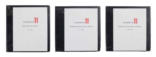 Jerry Weintraub | Lot #16 - “Ocean’s Eleven” Contact Sheets | Julien’s