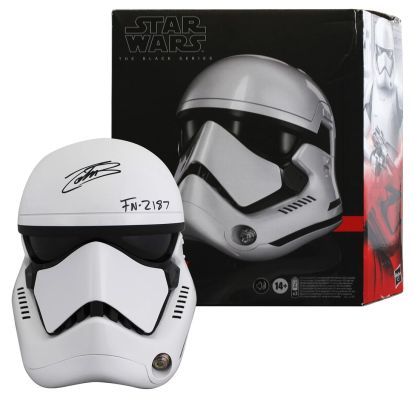 John Boyega Star Wars The Force Awakens "FN-2187" Signed Helmet BAS | Activity Auctions