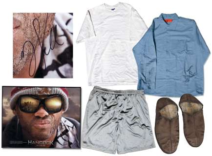 Will Smith Wardrobe for the Hit ‘‘Hancock‘‘ -- Includes Will Smith Signed Lobby Card