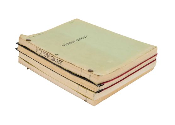 Vision Quest - Lot #323 - Production Scripts with Linda Fiorentino Costume Fitting Polaroids