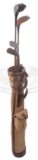 Lot 128 - Greatest Game Ever Played, The - Francis Ouimet‘s Golf Clubs & Bag (Shia LaBeouf)