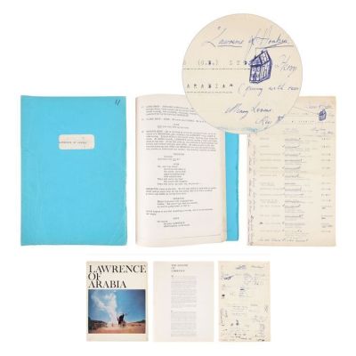 LAWRENCE OF ARABIA (1962) - Lot #259 : Michael Stevenson‘s Bound Script and Annotated Unit List