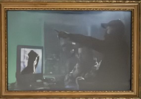 Lot 105 - Scream 7 prop artwork | Piece of the Past