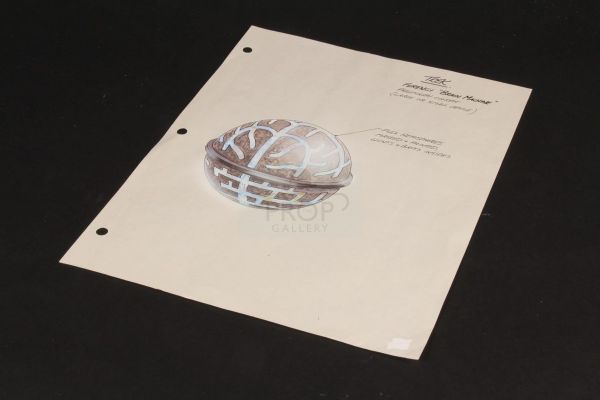 Star Trek: the Next Generation | Rich Sternbach hand drawn concept artwork - The Battle | The Prop Gallery