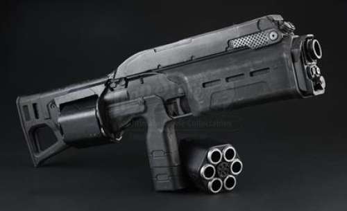 Ghost in the Shell | Batou’s (Pilou Asbæk) SIX12 Revolving Shotgun and Cylinder | Propstore