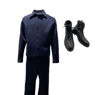 Landscape with Invisible Hand Bodyguard’s David Collier Zip Front Jacket, Compression Leggings & Lace Up Ankle Boots | VIP Fan Auctions