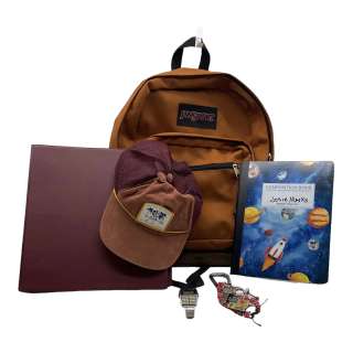 Bottoms Josie’s Ayo Edebiri Binder, Composition Book, Hat, Backpack, Watch & Keys w/ Key Chains | VIP Fan Auctions