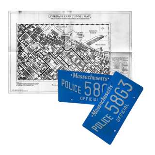 Thanksgiving Deputy Labelle’s Jeff Teravainen Police Plates & Tunnel Maps | VIP Fan Auctions