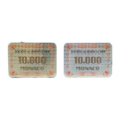 James Bond: Goldeneye (1995) | Pair of Casino de Monte Carlo $10,000 Plaques | Propstore