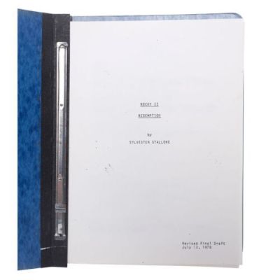 Rocky II (1979) | Lot 494 : Revised Final Draft Script | Propstore