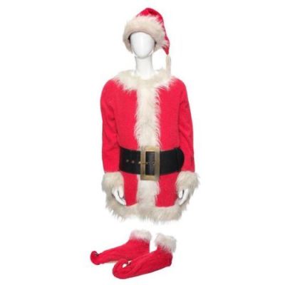 HOW THE GRINCH STOLE CHRISTMAS (2000) - Lot #169 : The Grinch‘s (Jim Carrey) Santa Suit with Screen-Matched Belt