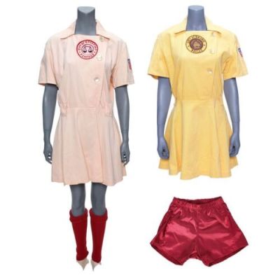 A LEAGUE OF THEIR OWN (1992) - Lot #206 : Planet Hollywood Collection: Betty "Spaghetti" Horn (Tracy Reiner) Rockford Peaches Costume and Racine Belles Uniform