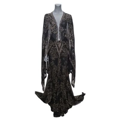 CLEOPATRA (1934) - Lot #1351 : Cleopatra‘s (Claudette Colbert) Two-Piece Hand-Beaded Dressing Gown