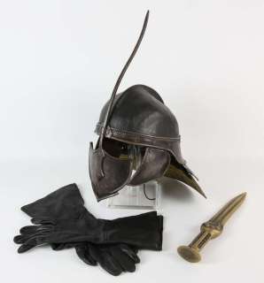 Game of Thrones - Unsullied Helmet, Gloves and Dagger, the helmet is made from metal and leather,… | Ewbank’s
