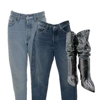 Maxxxine Maxine Screen Worn Stunt Double Jeans Set & Heels Ch 1, 3, 10 | VIP Fan Auctions