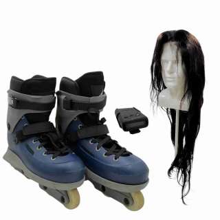 Y2K Farkas Screen Used Stunt Double Wig, Beepers & Rollerblades Sc 50 | VIP Fan Auctions