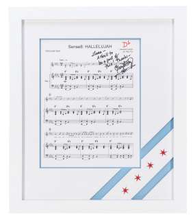 Lot 87 - Hallelujah Sheet Music Signed by Gary Fry as Used in Sense8...
