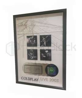 Coldplay Live 2003 Dave Holmes Award | The Prop Block