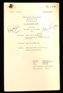 Steptoe And Son (1965) Signed Script. | Ewbank’s