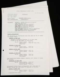 James Bond Octopussy (1983) Movement Order. Original movement order dated 12th May 1982, five… | Ewbank’s