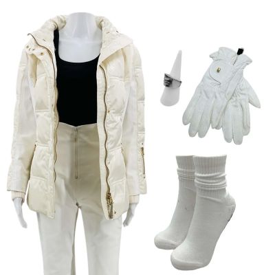 Play Dirty Zen Screen Worn Jacket, Singlet, Trousers, Y Back Suspender, Gloves, Socks & Ring Ch 9 Sc Multiple | VIP Fan Auctions