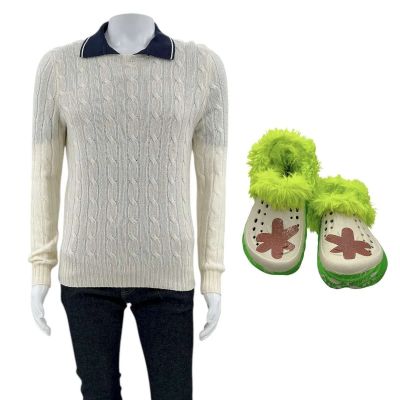 Mythic Quest Spencer (Charlie Day) Screen Worn Sweater, Polo Shirt, Jeans & Pootie Booties Ch 1 Sc Multiple Ep 408 | VIP Fan Auctions