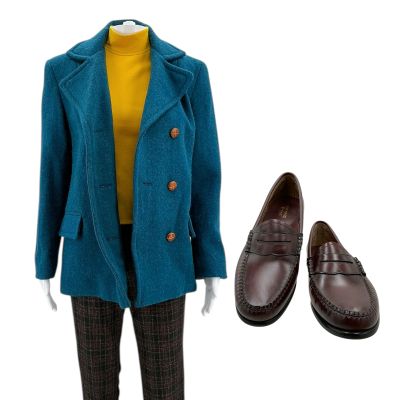 Lot 66: Eternity Joan Screen Worn Stunt Double Jacket, Sweater, Pants & Shoes Ch 5 Sc Multiple | VIP Fan Auctions