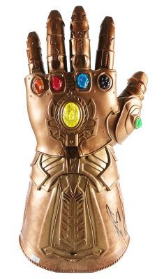 Josh Brolin as Thanos in Avengers: Infinity War / Endgame Signed Hasbro Marvel Legends Prop Replica Infinity Gauntlet | SWAU