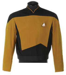 Lot 1278 - LeVar Burton "Geordi LaForge" tunic from Star Trek: The Next Generation.