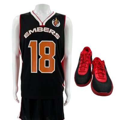 Lot 19: Relationship Goals Ayden Screen Worn Photo Tank Top, Shorts & Shoes Ch Photos | VIP Fan Auctions