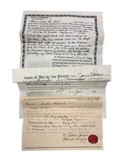 Django Unchained Broomhilda (Kerri Washington) Freedom Papers Movie Props | Premiere Props