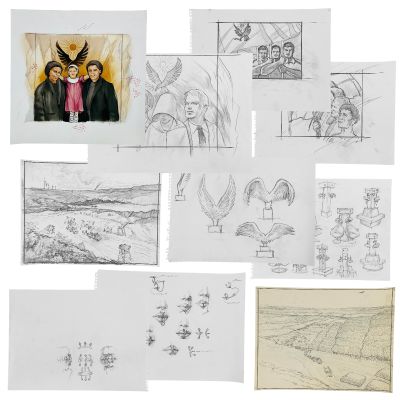 The Handmaid’s Tale The Handmaid Production Used (10) Drawings | VIP Fan Auctions