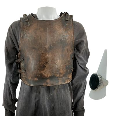 Lot 64: The Bluff Connor Pirate Scout Screen Worn Stunt Double Shirt, Chest Plate & Ring Ch 1 Sc Multiple | VIP Fan Auctions