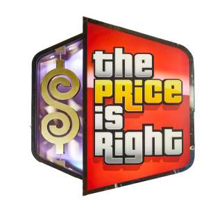 The Price Is Right Light-Up Audience Sign 7 ft H x 6 Ft W x 19 in D - ImagineNationTVC LOP | Goldin