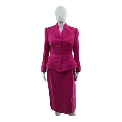 Lot 121: The Sheep Detectives Lydia Harbottle Screen Worn Suit Jacket & Suit Skirt Ch 3 Sc 114pt1-117 | VIP Fan Auctions