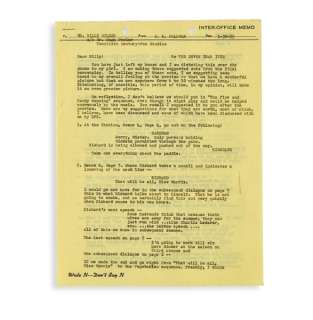 Lot #33 - Script Notes to Billy Wilder Re Seven Year Itch