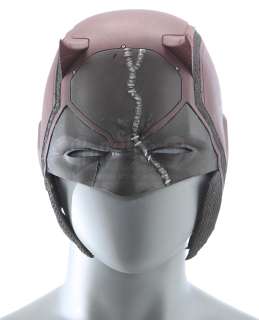 Marvel‘s Daredevil - Lot 240 - Matt Murdock‘s Stunt Repaired Red First Iteration Daredevil Cowl