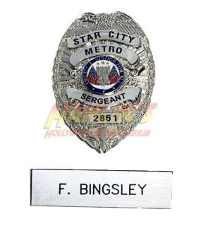 Arrow TV Series (2012-2020) - Sergeant F. Bingsley (Danny Wattley) Police Badge and ID | Hanlin Auction Service