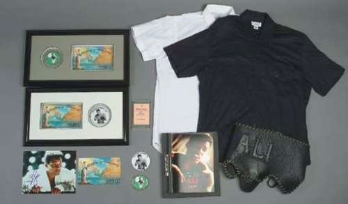 COLLECTION OF WILL SMITH ALI MOVIE PROPS, SMITH SIGNED PHOTO AND MICHAEL MANN SIGNED SCRIPT | Christie’s