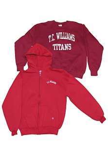 Lot 551 - 2000 T.C. Williams "Remember The Titans" Screen-Worn Sweatshirts (2)