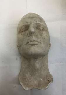 Lot 54 - BATES MOTEL plaster face cast of Deputy Shelby - Mike Vogel -