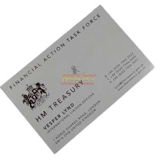 Lot 65 - Casino Royale (2006) - Eva Green (Vesper Lynd) Business Card