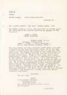 A screenplay of The Black Door | Bonhams