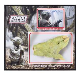 Lot #144 - Yoda Puppet Hand from Empire Strikes Back