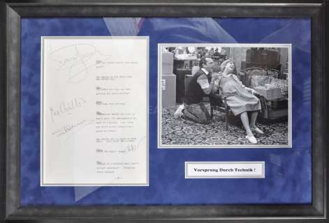 Lot 68 - ONLY FOOLS & HORSES - MULTI-SIGNED SCRIPT PAGE - PRUSSIA WITH LOVE