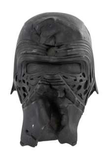 Lot #327 : "Star Wars: The Last Jedi" Kylo Ren (Adam Driver) Production Test/Prototype Melted Helmet
